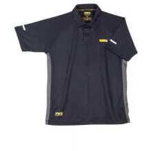 DeWalt Rutland Moisture Wicking Polo Shirt Black/Grey