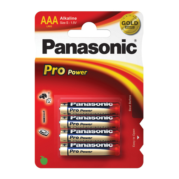 REGEAAA4 PANASONIC ALKALINE BATTERIES