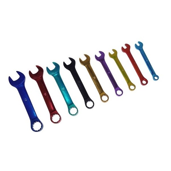 REGIN COLOUR STUMPY SPANNR SET 9PC 614MM