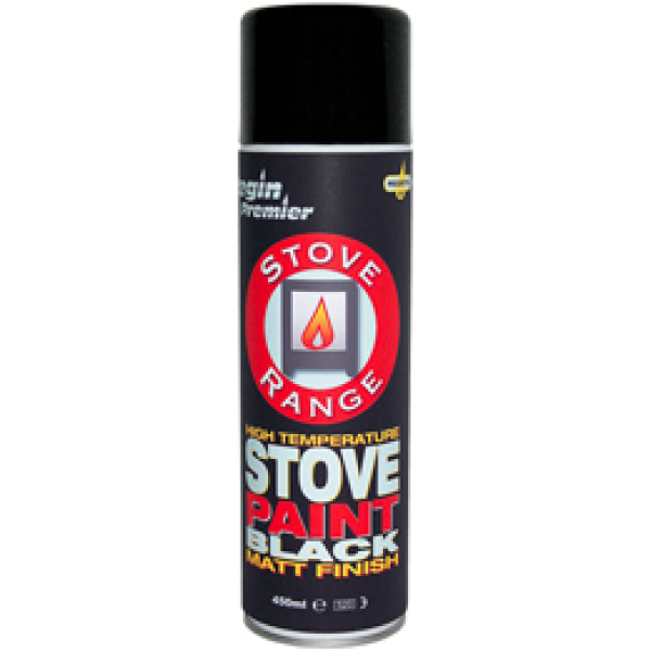 Regin Stove Paint Black 450ml REGST15