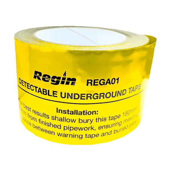 Regin Traceable Underground 'gas' Tape 50m Roll Rega01