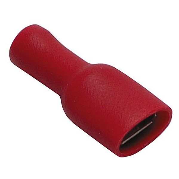 REGQ215 PUSH-ON FEMALE CONNECTOR RED(10)