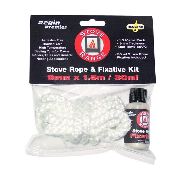 REGST42 STOVE ROPE & FIX KIT (9MMX1.5M)