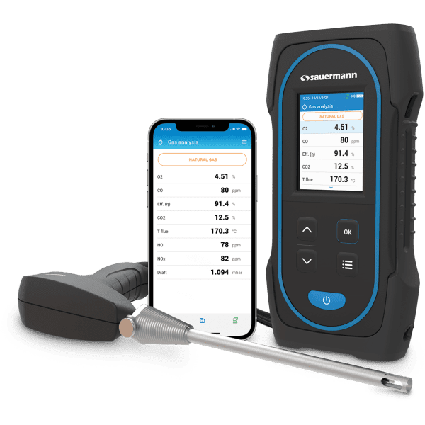 Sauermann Sica 030 Kit 2AS Combustion Flue Gas Analyser 27496