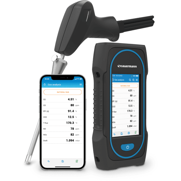 Sauermann Sica 130 Kit 3ASF Combustion Flue Gas Analyser