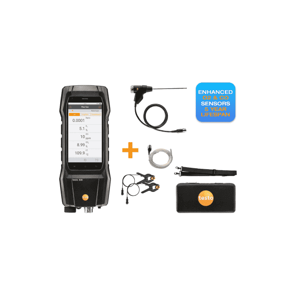 Testo 300+ - Flue Gas Analyser (Advanced Kit)