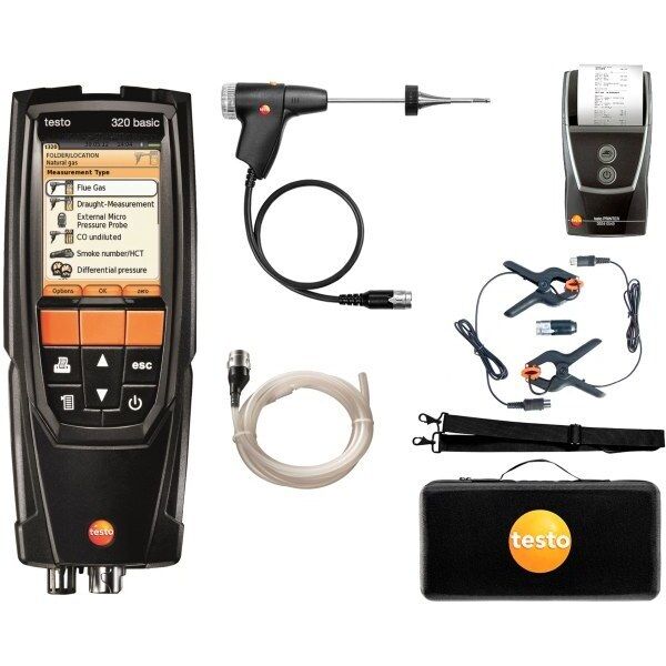 Testo 320B - Flue Gas Analyser (Advanced Set)