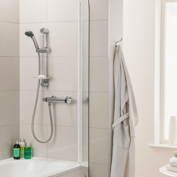 Triton Exe Thermostatic Bar Mixer Shower - Chrome