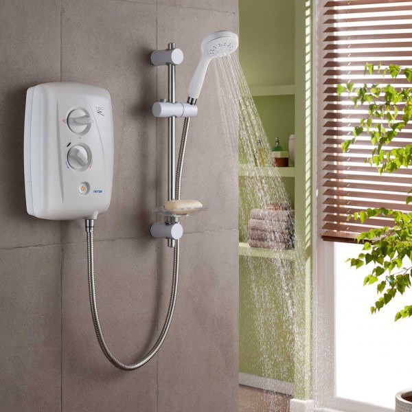 Triton T80Z Fast-Fit 9.5kW Electric Shower - White/Chrome