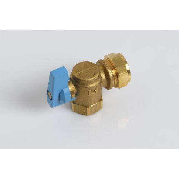 WARMHAUS CH RETURN CONNECTION - 3/4IN X 22 BALL VALVE (BLUE) 15311009000016